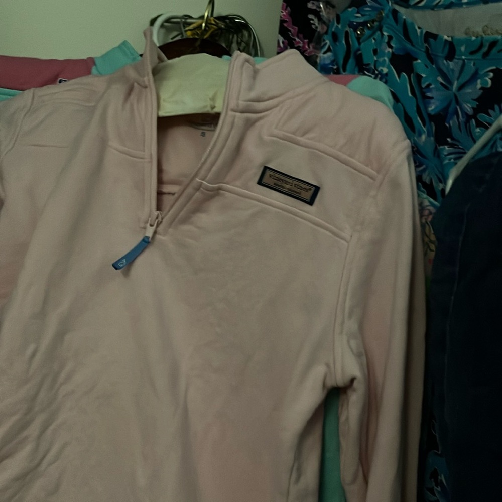 Vineyard vines, half zip shep shirt